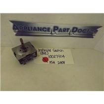 WHIRLPOOL STOVE 10027904 INFINITE SWITCH 15A 240V (BLACK) USED