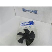 MAYTAG WHIRLPOOL REFRIGERATOR 61006191 CONDENSER FAN BLADE (BLK) NEW