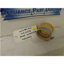 GENERAL ELECTRIC DISHWASHER WD18X214 WD1X1376 PUMP CONNECTOR W/CLAMP USED