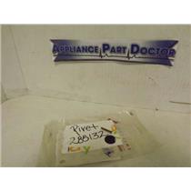 GENERAL ELECTRIC WASHER 285132 RIVET NEW