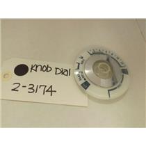 MAYTAG WHIRLPOOL WASHER 2-3174 KNOB DIAL NEW