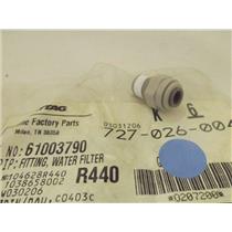 MAYTAG WHIRLPOOL REFRIGERATOR 61003790 WATER FILTER FITTING NEW