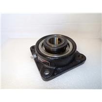 Link Belt FEU322 1-3/8 Mounted Bearing Heavy Duty Cast 4Bolt Square Flange Block