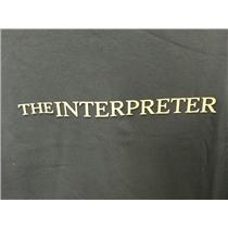 The Interpreter 2005 Drama Movie Memorabilia Blue Adult T-Shirt XL