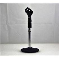 Adam Hall Adjustable Table/Bass Drum Microphone Stand with Mic Clip Holder