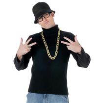 Adult 1980s Old School Rapper Halloween Costume Accessory Kit Run DMC Hip Hop