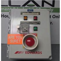 Edwards IQDP80/QMB500 Dry Pump Emergency Shut Off/Alarm Control  Box Assembly