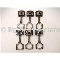 27CHRPR6 2.7L CONNECTING ROD AND PISTON SET OF 6 CHRYSLER SUPER CLEAN