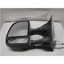 1999 - 2007 FORD F250 F350 LARIAT POWER DRIVERS SIDE MIRROR W SIGNAL ( OEM )