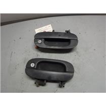 1999 - 2002 DODGE RAM 2500 3500 EXTERIOR FRONT DOOR HANDLES ( BOTH SIDES ) OEM