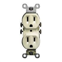 Leviton 5320-SI Residential Grade Duplex Outlet IVORY 15A 125V NEMA 5-15R 10pack