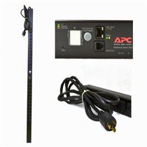 APC AP7830 Rack PDU Metered Zero U 1920VA 20A 120V 5-20R Power Distribution Unit