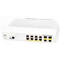 Cisco WS-C2960C-8PC-L Catalyst 2960C 8-Ports 10/100 PoE 2 Combo SFP Switch