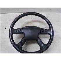 2003 - 2005 GMC 2500 3500 BLACK STEERING WHEEL CRUISE STEREO OEM