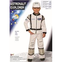 Astronaut Explorer Child White Space Jumpsuit Costume Large 12-14