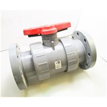 Spears 1823-040C 4" CPVC Manual Ball Valve EPDM Flanged New