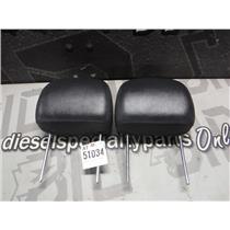 2000 - 2002 DODGE RAM 1500 SLT FRONT SEAT LEATHER HEAD RESTS CHARCOAL OEM