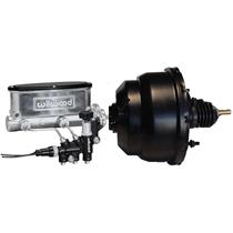 Black 7" Booster & Wilwood 1 1/8" Master Cylinder Polished & Proportioning Valve