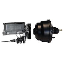 Black 7" Booster w/ Wilwood 1" Master Cylinder Natural w/ Proportioning Valve