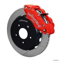 Wilwood 04-06 GTO Front Disc Big Brake Kit 13.06" Plain Rotor Red Caliper