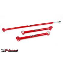 UMI Performance 203337-R GM F-Body Low Rear Control Arms & Panhard Bar Kit w/ Poly / Roto Joints -R