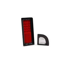 EMS TAIL LIGHT ASSEMBLY PAIR SEQENTIAL 67-72 C10 BLACK ANODIZED MS275-86BA
