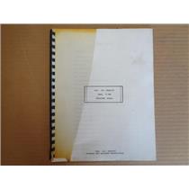 TECH AID PRODUCTS OPERATOR'S MANUAL FOR TA-900 AIRCRAFT COMPONENT - USED AVA