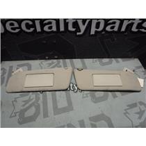 2004 - 2008 FORD F150 KING RANCH OEM SUN VISORS BEIGE HOME LINK OEM