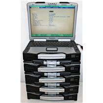 LOT 5x Panasonic Toughbook CF-29 Intel Pentium M 1.5GB 80GB All Power On AS IS