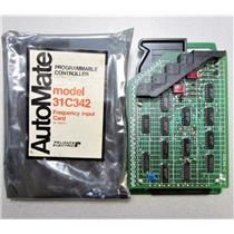 RELIANCE AUTOMATE 31C342 FREQUENCY INPUT CARD MODULE, PLC PROGRAMMABLE LOGIC