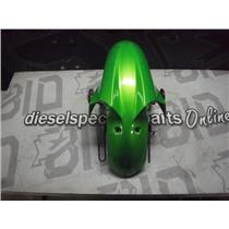 2011 KAWASAKI NINJA 250 EX FRONT FENDER WHEEL RIM COVER GREEN OEM