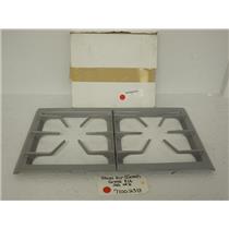 JENN AIR  Stove  GRATE Kit  set of 2, 71002313, 12001428,  GRAY COATED