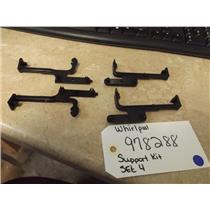 WHIRLPOOL REFRIGERATOR 978288 SUPPORT KIT SET OF 4 (NEW)