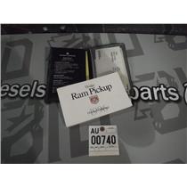 1996 DODGE RAM PICKUP 2500 OWNERS MANUAL MINT CONDITION OEM