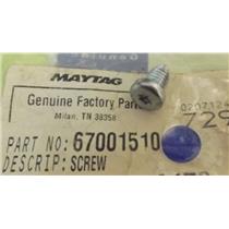 WHIRLPOOL REFRIGERATOR 67001510 SCREW (NEW)