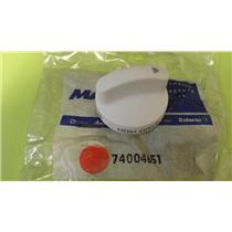 WHIRLPOOL STOVE 74004651 KNOB WHITE (NEW)