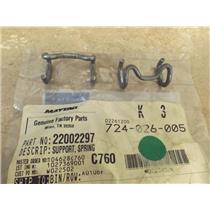 WHIRLPOOL DRYER 22002297 Support, Spring (NEW)