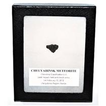 Chelyabinsk  METEORITE 1.9 gm w/Display Box, Label & COA E65