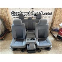 2011 - 2014 FORD F150 XLT CREW CAB (GREY) CLOTH SEATS ESC CONDITION NO RIPS