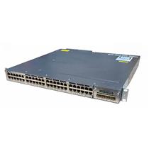 Cisco WS-C3750X-48PF-L Catalyst 48-Port Gigabit PoE Ethernet Switch Dual AC1100W