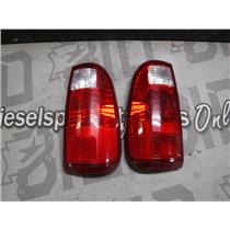 2008 2009 FORD F250 F350 XLT LARIAT SUPERDUTY OEM REAR TAIL LIGHTS GOOD SHAPE