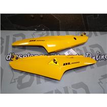 2003 SUZUKI V-STROM VSTROM DL1000 OEM SIDE COVERS FAIRING (YELLOW) PAIR