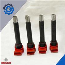 0221604800 New BOSCH Ignition Coil for 2005-19 Audi Porsche Volkswagen Set of 4