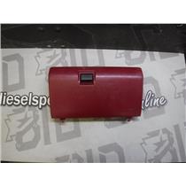 1995 - 1997 FORD F250 F350 XLT GLOVE BOX (RED) EXCELLENT CONDITION OEM