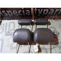 2001 - 2004 GMC 2500 3500 SLT CREWCAB LEATHER HEAD REST (SET) CHARCOAL GREY