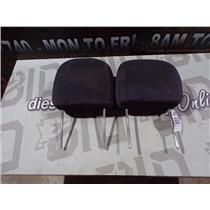 2003 - 2005 DODGE 2500 SLT OEM FRONT SEAT HEADRESTS PAIR BLACK CLOTH