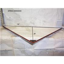 Boaters’ Resale Shop of TX 2111 2277.05 CORONADO 15 TEAK COAMING (5"x28"x51")