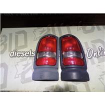 1998 - 2000 DODGE RAM SLT LARAMIE OEM TAIL LIGHTS (PAIR) SET