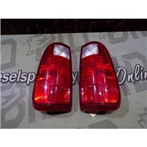 2008 - 2010 FORD F350 F250 XLT LARIAT OEM TAIL LIGHTS SIGNAL BACKUP EXC SHAPE