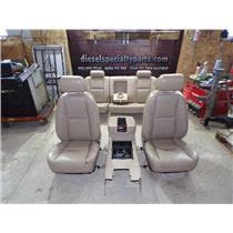 2011 - 2013 GMC 3500 2500 DENALI SLT CREWCAB BEIGE LEATHER SEATS CONSOLE POWER